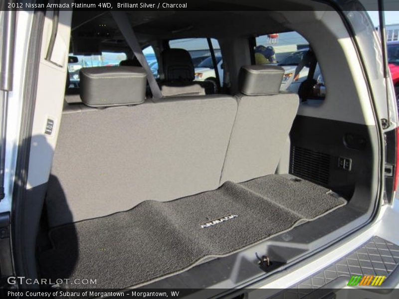 Brilliant Silver / Charcoal 2012 Nissan Armada Platinum 4WD