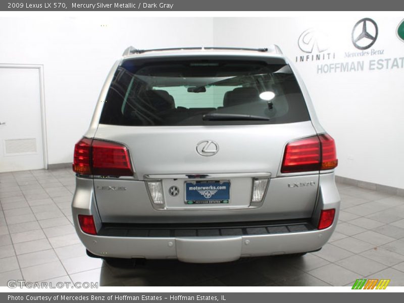 Mercury Silver Metallic / Dark Gray 2009 Lexus LX 570