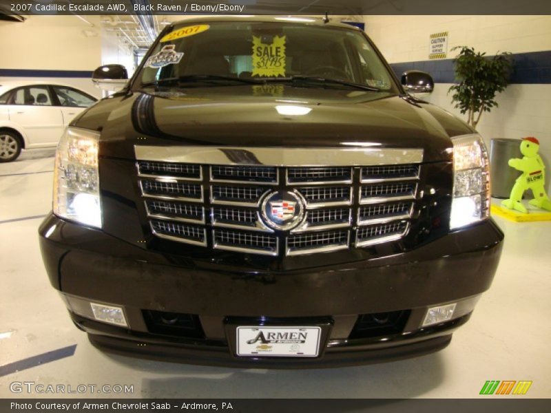 Black Raven / Ebony/Ebony 2007 Cadillac Escalade AWD