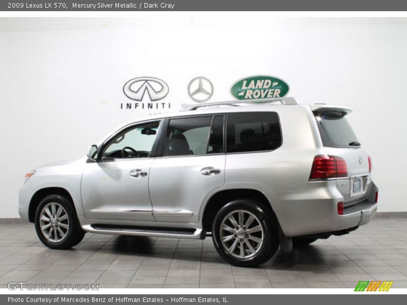 Mercury Silver Metallic / Dark Gray 2009 Lexus LX 570