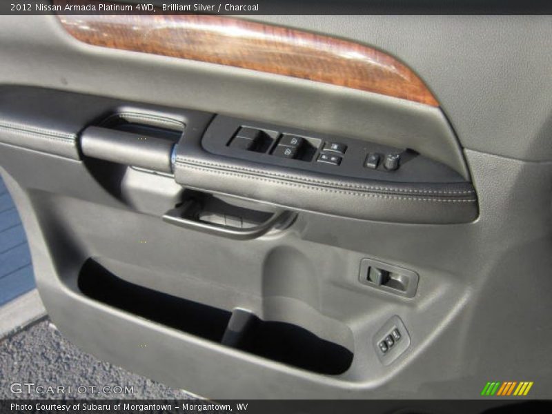 Brilliant Silver / Charcoal 2012 Nissan Armada Platinum 4WD