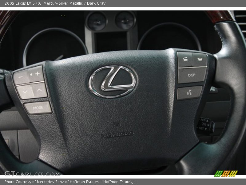 Mercury Silver Metallic / Dark Gray 2009 Lexus LX 570