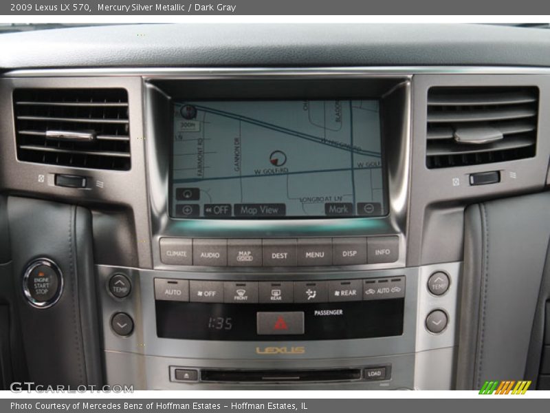 Mercury Silver Metallic / Dark Gray 2009 Lexus LX 570