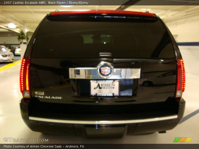 Black Raven / Ebony/Ebony 2007 Cadillac Escalade AWD
