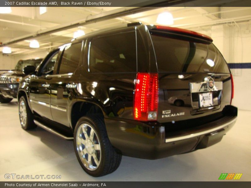 Black Raven / Ebony/Ebony 2007 Cadillac Escalade AWD