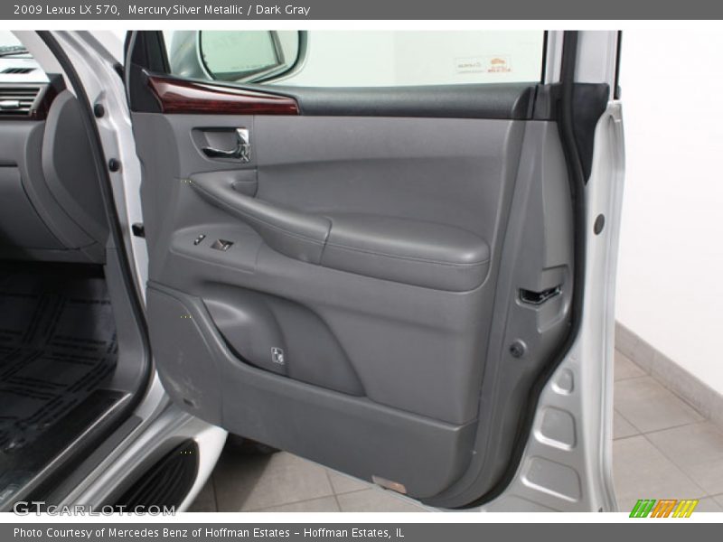 Mercury Silver Metallic / Dark Gray 2009 Lexus LX 570
