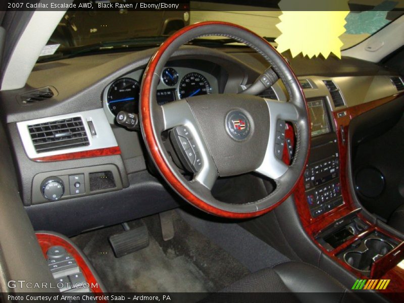 Black Raven / Ebony/Ebony 2007 Cadillac Escalade AWD