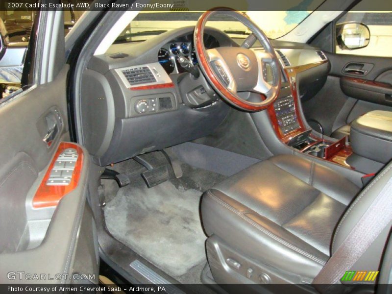 Black Raven / Ebony/Ebony 2007 Cadillac Escalade AWD