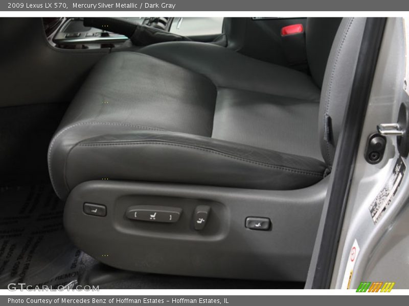 Mercury Silver Metallic / Dark Gray 2009 Lexus LX 570
