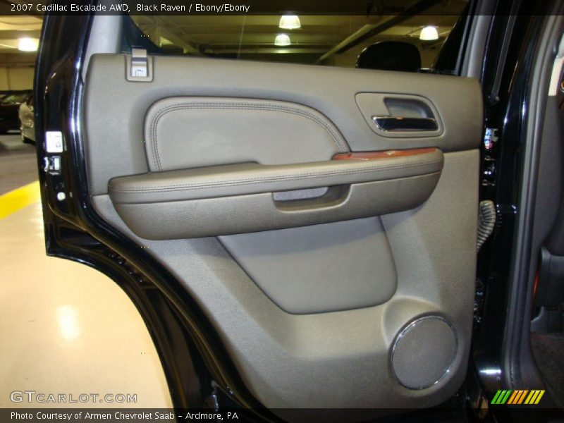 Black Raven / Ebony/Ebony 2007 Cadillac Escalade AWD