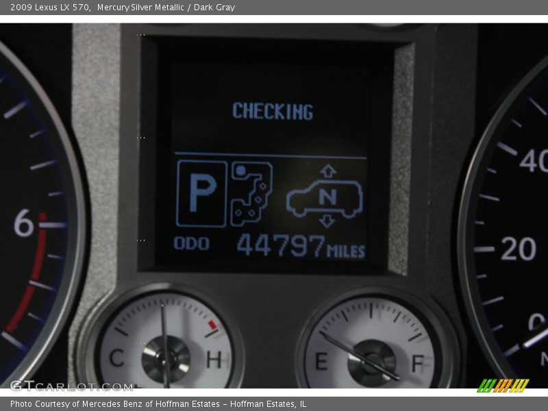 Mercury Silver Metallic / Dark Gray 2009 Lexus LX 570