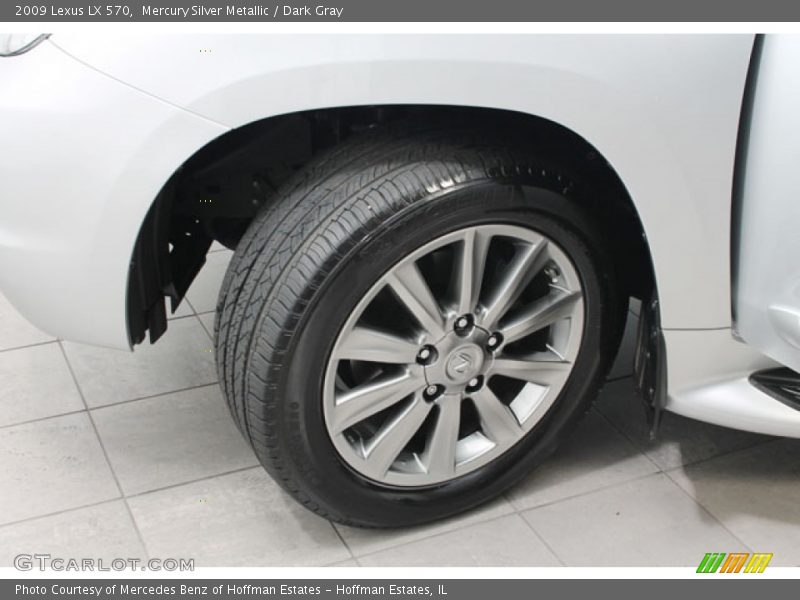Mercury Silver Metallic / Dark Gray 2009 Lexus LX 570