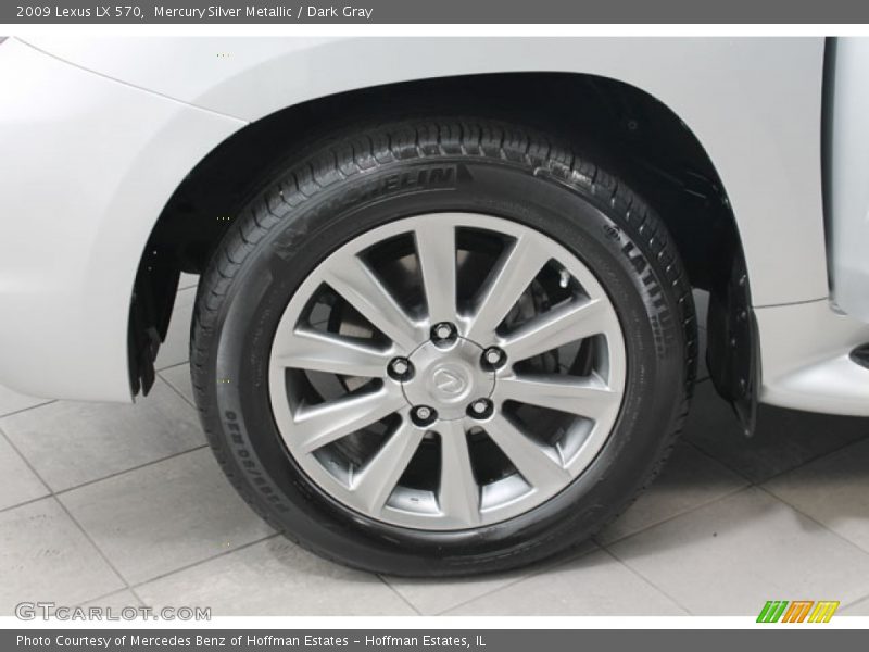 Mercury Silver Metallic / Dark Gray 2009 Lexus LX 570