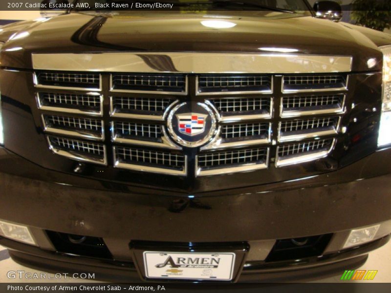Black Raven / Ebony/Ebony 2007 Cadillac Escalade AWD