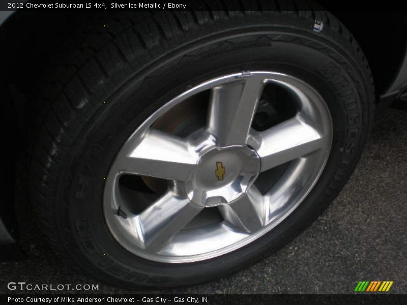 Silver Ice Metallic / Ebony 2012 Chevrolet Suburban LS 4x4