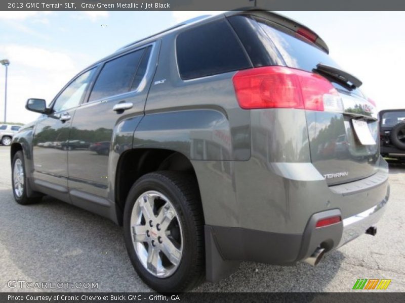 Gray Green Metallic / Jet Black 2013 GMC Terrain SLT