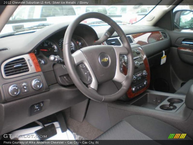 Silver Ice Metallic / Ebony 2012 Chevrolet Suburban LS 4x4