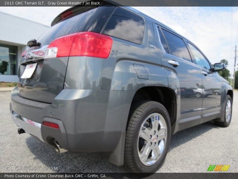 Gray Green Metallic / Jet Black 2013 GMC Terrain SLT