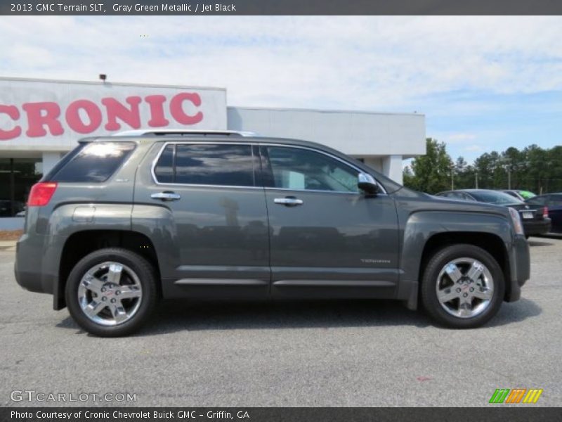 Gray Green Metallic / Jet Black 2013 GMC Terrain SLT