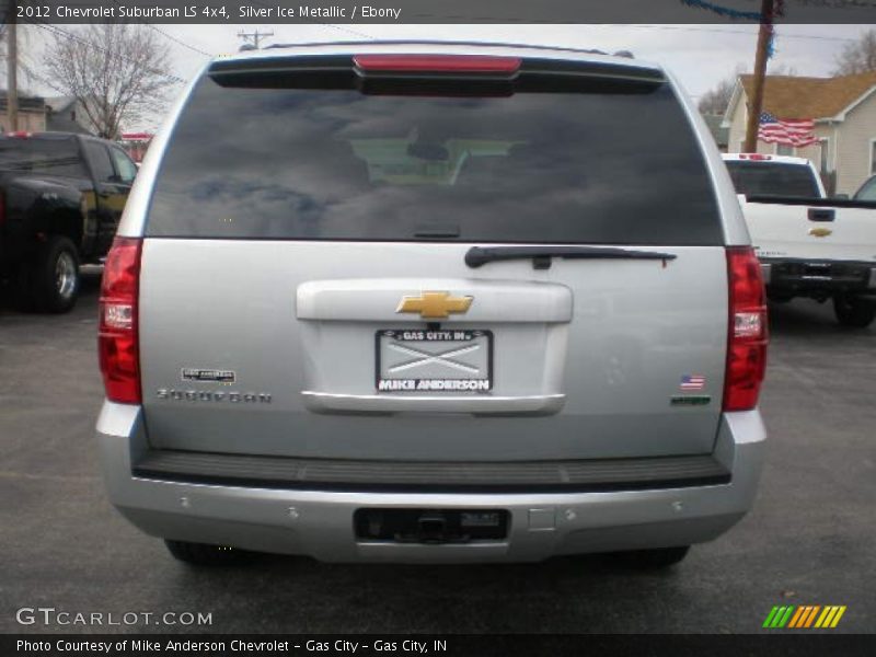 Silver Ice Metallic / Ebony 2012 Chevrolet Suburban LS 4x4