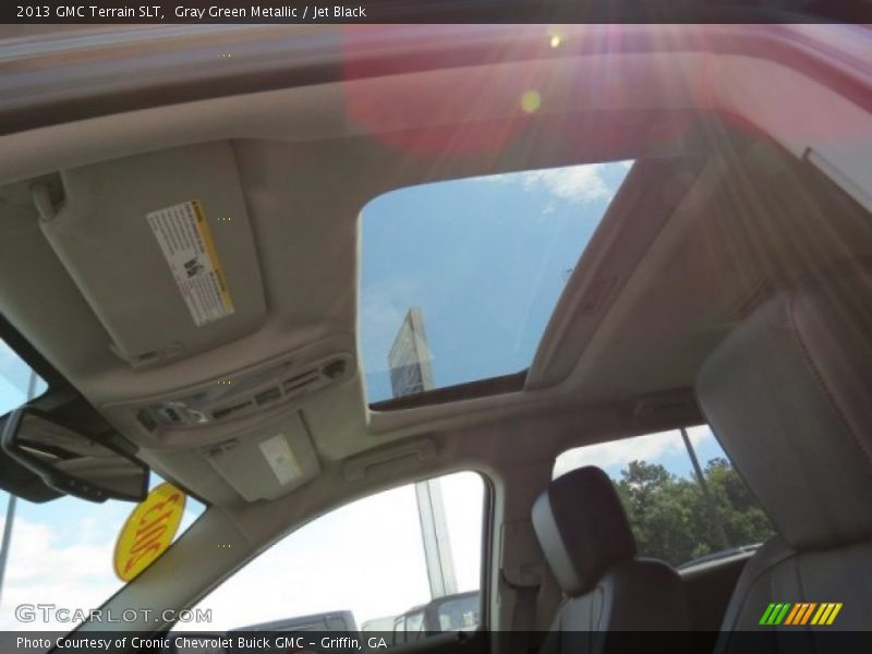 Gray Green Metallic / Jet Black 2013 GMC Terrain SLT