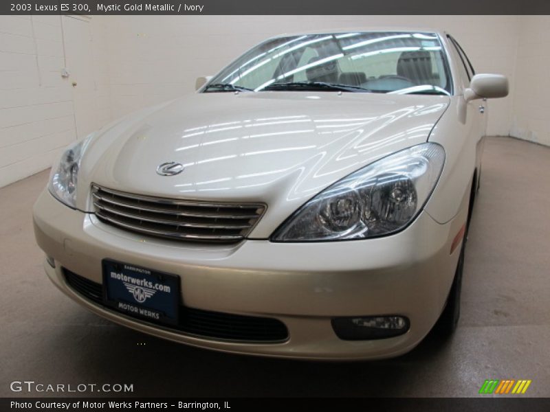 Mystic Gold Metallic / Ivory 2003 Lexus ES 300