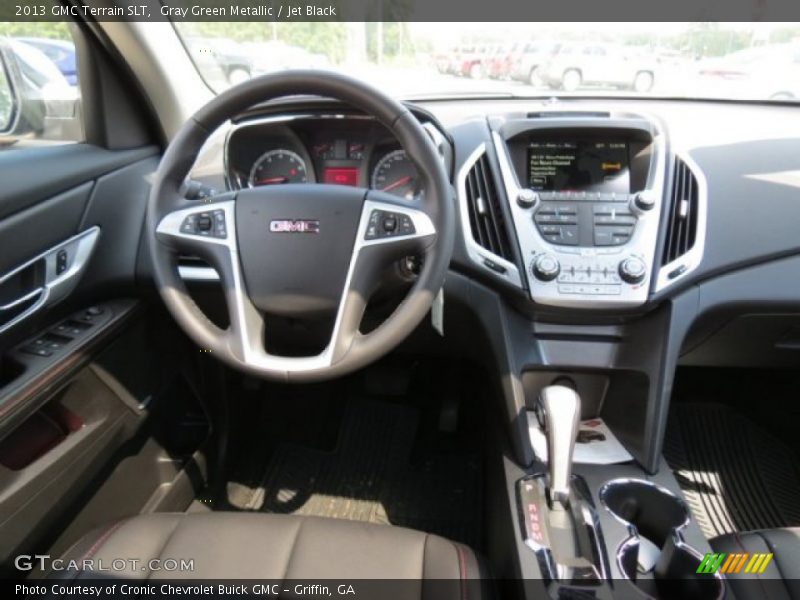 Gray Green Metallic / Jet Black 2013 GMC Terrain SLT
