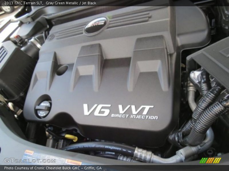 Gray Green Metallic / Jet Black 2013 GMC Terrain SLT