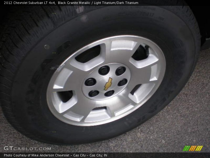Black Granite Metallic / Light Titanium/Dark Titanium 2012 Chevrolet Suburban LT 4x4