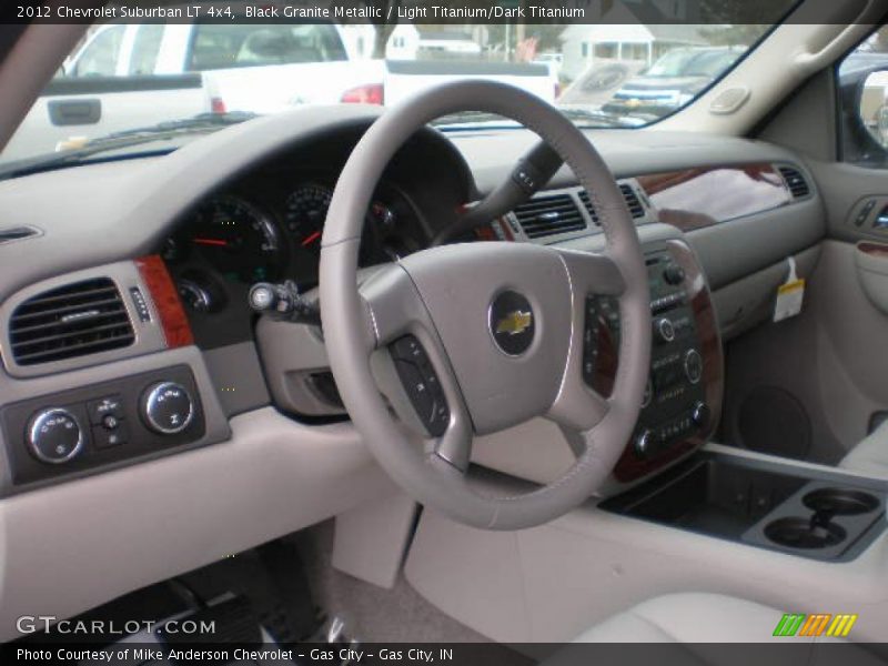 Black Granite Metallic / Light Titanium/Dark Titanium 2012 Chevrolet Suburban LT 4x4