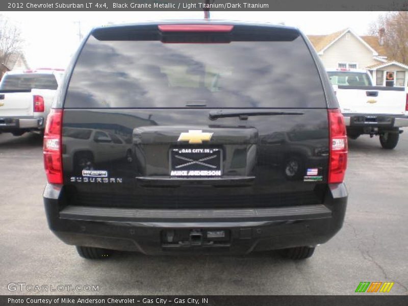 Black Granite Metallic / Light Titanium/Dark Titanium 2012 Chevrolet Suburban LT 4x4