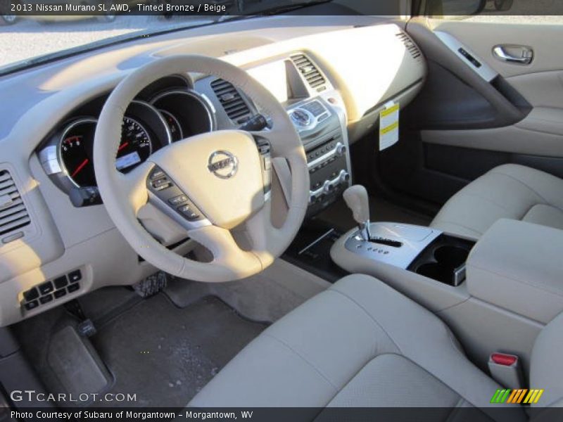 2013 Murano SL AWD Beige Interior