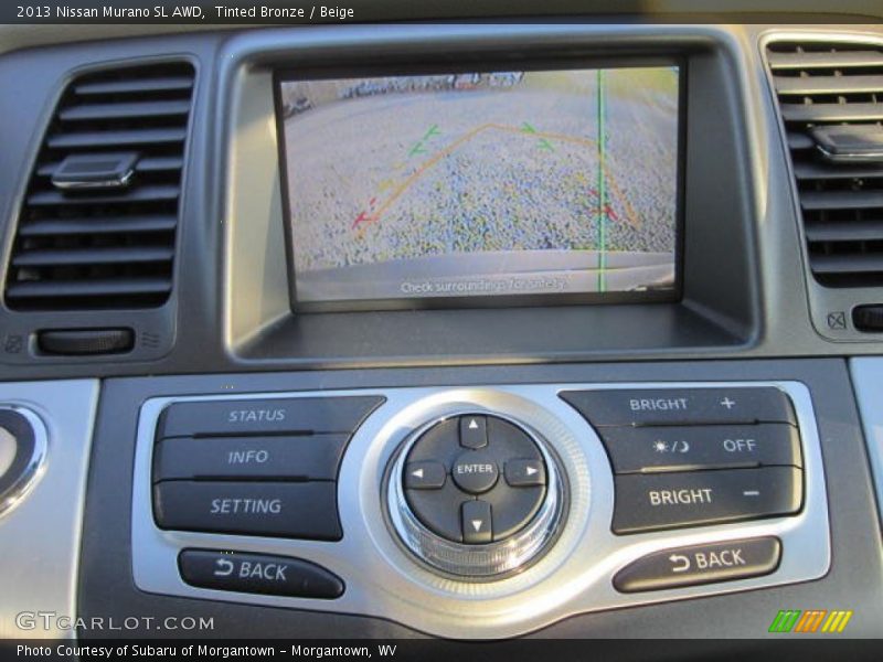 Controls of 2013 Murano SL AWD