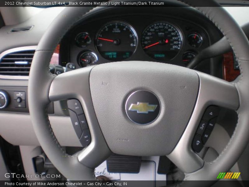 Black Granite Metallic / Light Titanium/Dark Titanium 2012 Chevrolet Suburban LT 4x4
