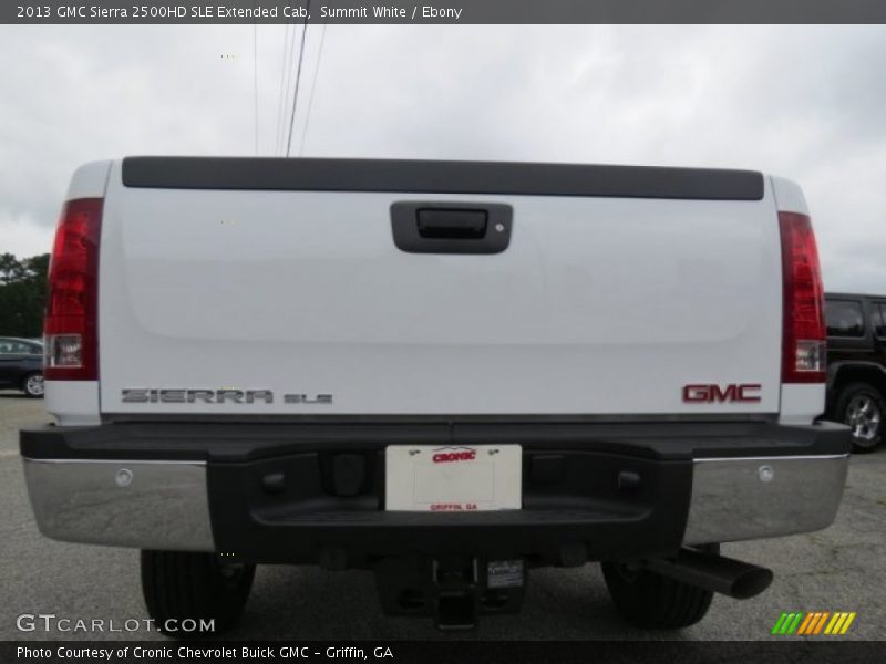 Summit White / Ebony 2013 GMC Sierra 2500HD SLE Extended Cab
