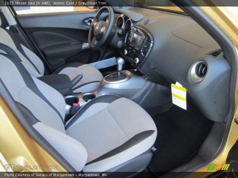  2013 Juke SV AWD Gray/Silver Trim Interior
