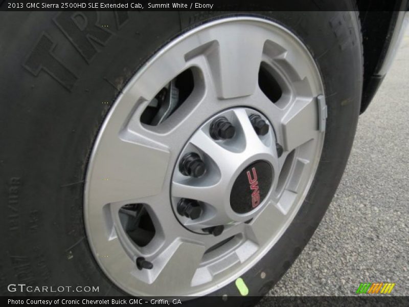Summit White / Ebony 2013 GMC Sierra 2500HD SLE Extended Cab