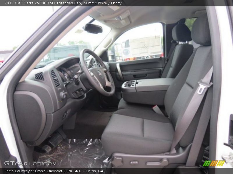 Summit White / Ebony 2013 GMC Sierra 2500HD SLE Extended Cab