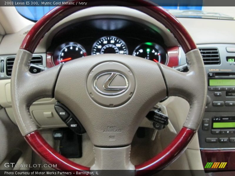 Mystic Gold Metallic / Ivory 2003 Lexus ES 300