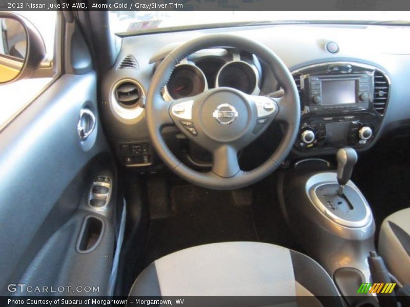 Atomic Gold / Gray/Silver Trim 2013 Nissan Juke SV AWD