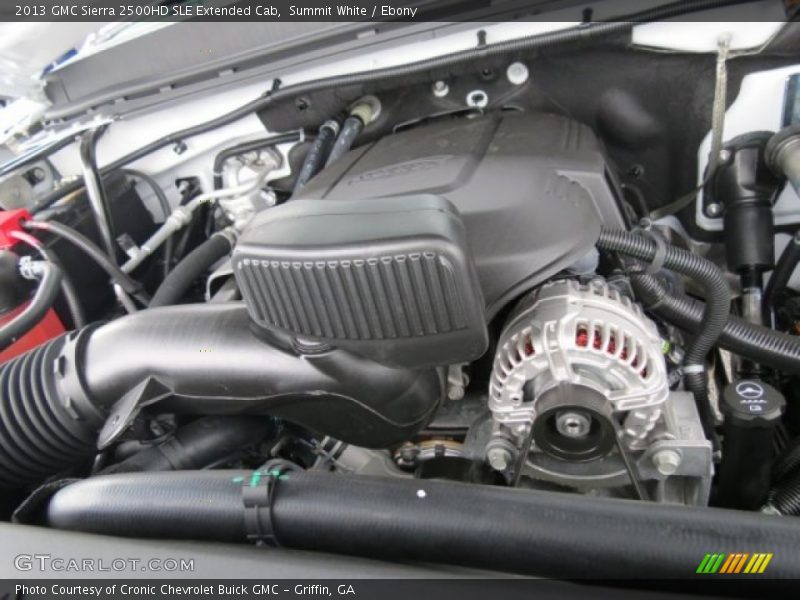 Summit White / Ebony 2013 GMC Sierra 2500HD SLE Extended Cab
