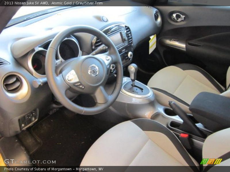 Gray/Silver Trim Interior - 2013 Juke SV AWD 
