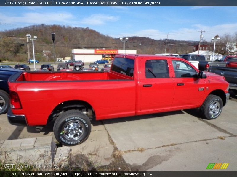 Flame Red / Dark Slate/Medium Graystone 2012 Dodge Ram 3500 HD ST Crew Cab 4x4
