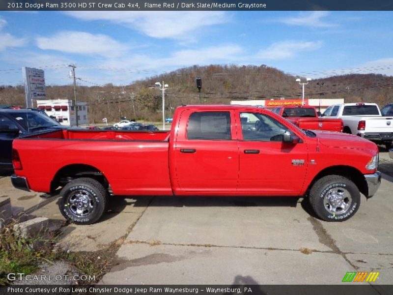 Flame Red / Dark Slate/Medium Graystone 2012 Dodge Ram 3500 HD ST Crew Cab 4x4