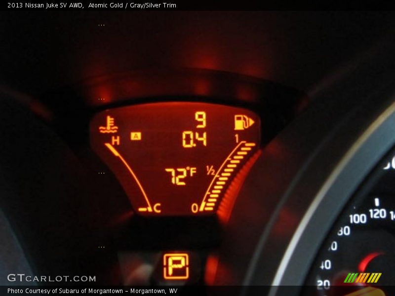 Atomic Gold / Gray/Silver Trim 2013 Nissan Juke SV AWD