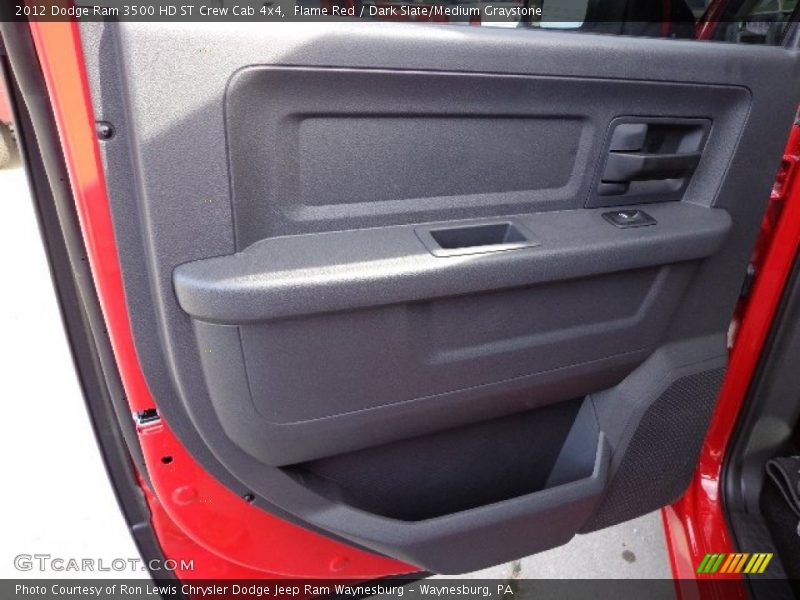 Flame Red / Dark Slate/Medium Graystone 2012 Dodge Ram 3500 HD ST Crew Cab 4x4