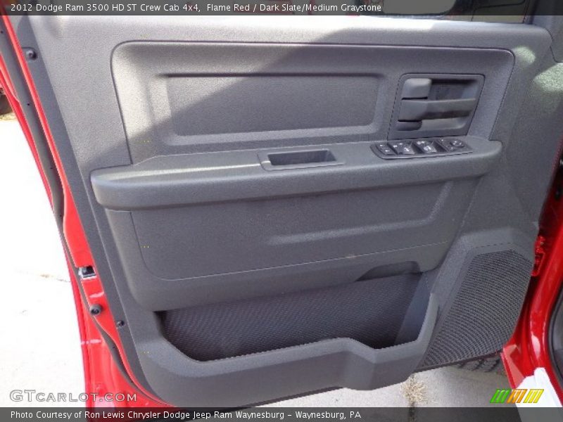 Flame Red / Dark Slate/Medium Graystone 2012 Dodge Ram 3500 HD ST Crew Cab 4x4