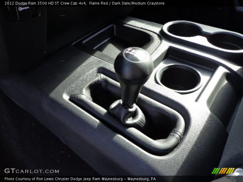 Flame Red / Dark Slate/Medium Graystone 2012 Dodge Ram 3500 HD ST Crew Cab 4x4