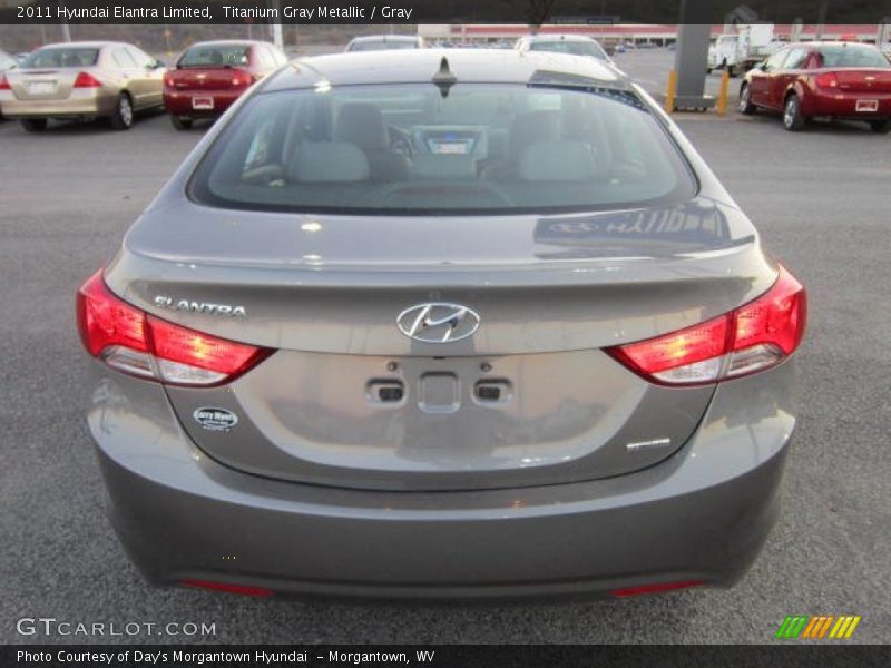 Titanium Gray Metallic / Gray 2011 Hyundai Elantra Limited