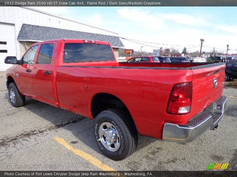 Flame Red / Dark Slate/Medium Graystone 2012 Dodge Ram 3500 HD ST Crew Cab 4x4